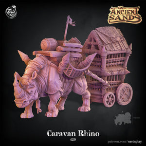 Caravan Rhino by Cast N Play (On Ancient Sands)