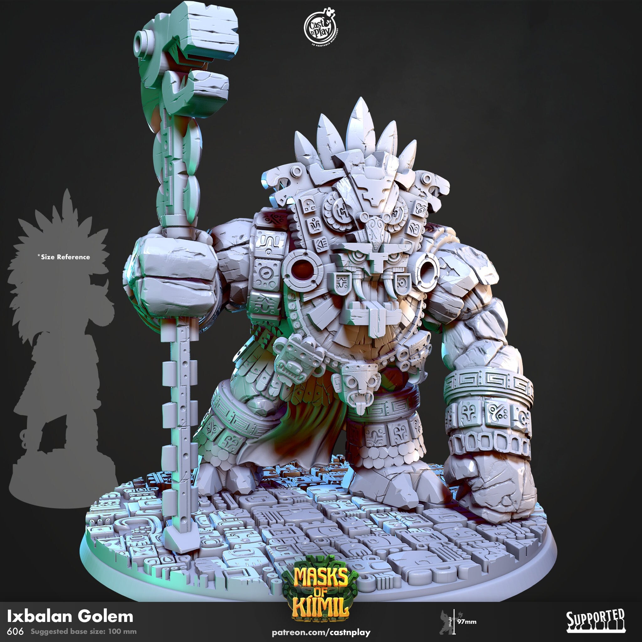 Ixbalan Golem by Cast N Play (Masks of Kiimil)