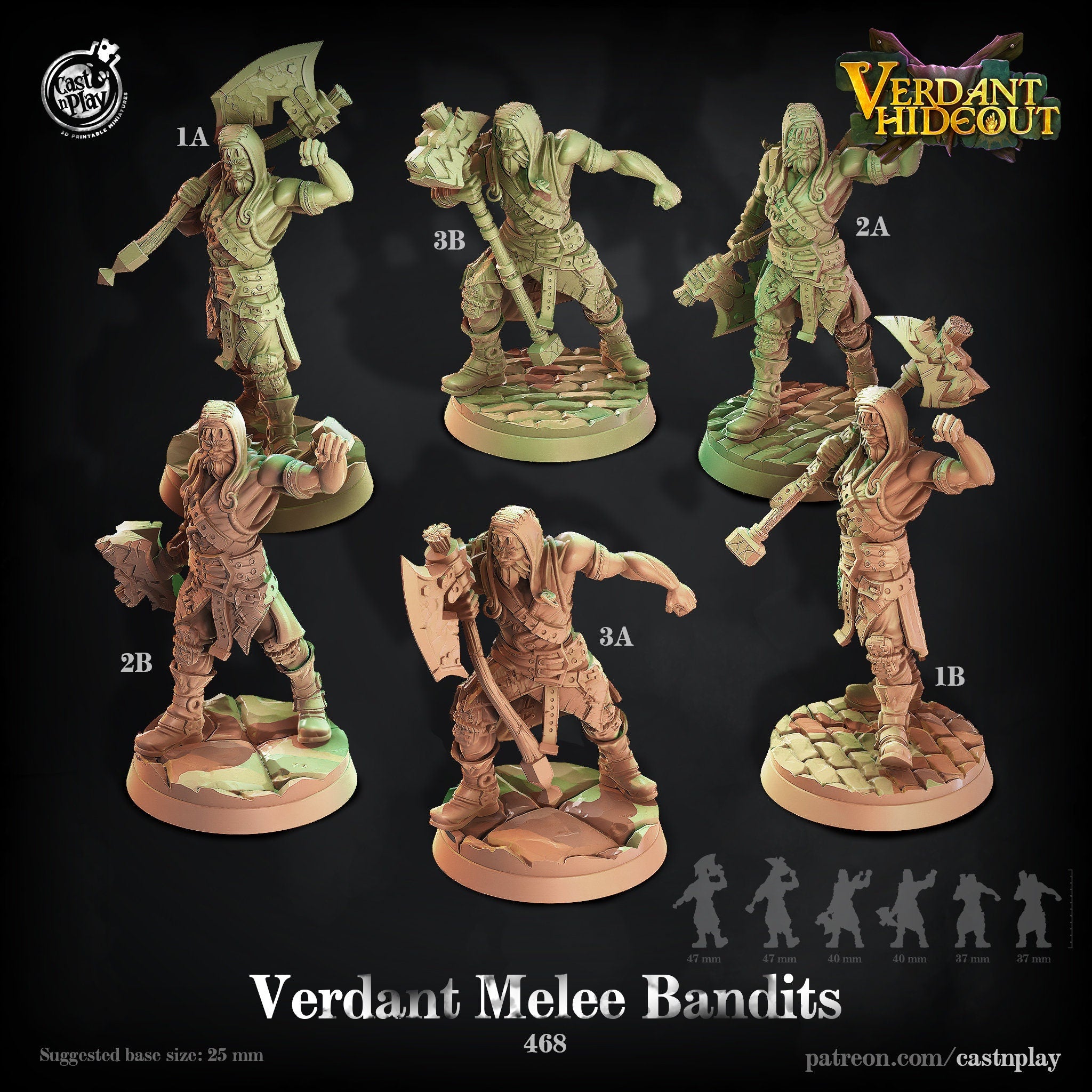 Verdant melee Bandits by Cast N Play (Verdant Hideout)
