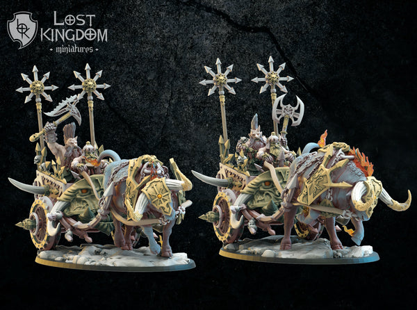 Magmhorin -  Mongobbo Chariots by Lost Kingdom Miniatures