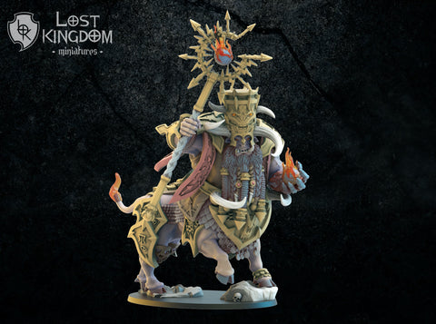 Magmhorin -Kassuth Firshaper Bull-thaur Sorceror Lost Kingdom Miniatures