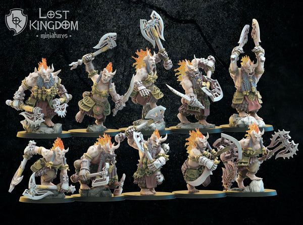 Magmhorin - Berserkers by Lost Kingdom Miniatures