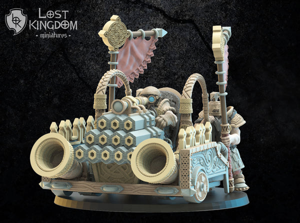 Dwarves of Niavellir -Orgel Cannon By  Lost Kingdom Miniatures