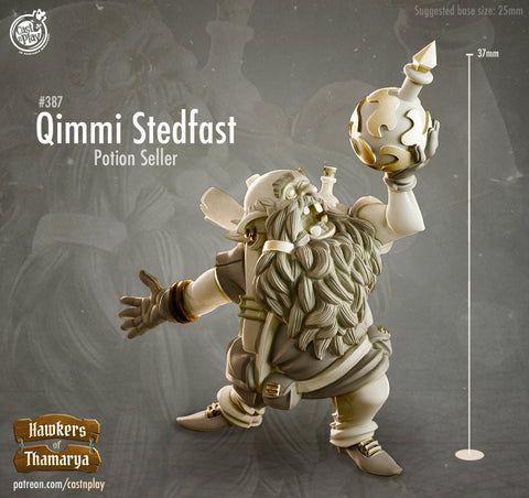 Qimmi Stedfast by Cast N Play (Hawkers of Tharmarya)