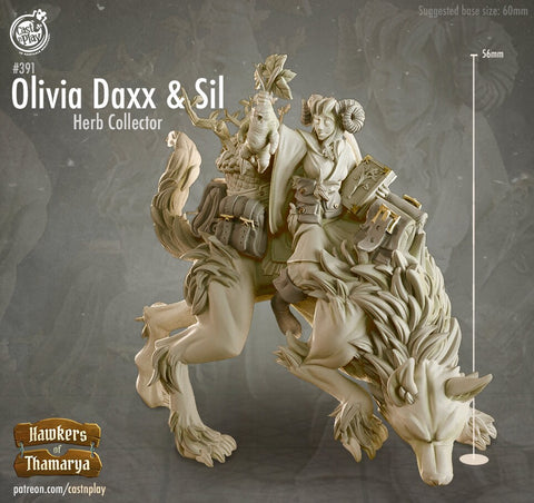 Olivia Daxx & Sill the Herb Collector by Cast N Play (Hawkers of Tharmarya)
