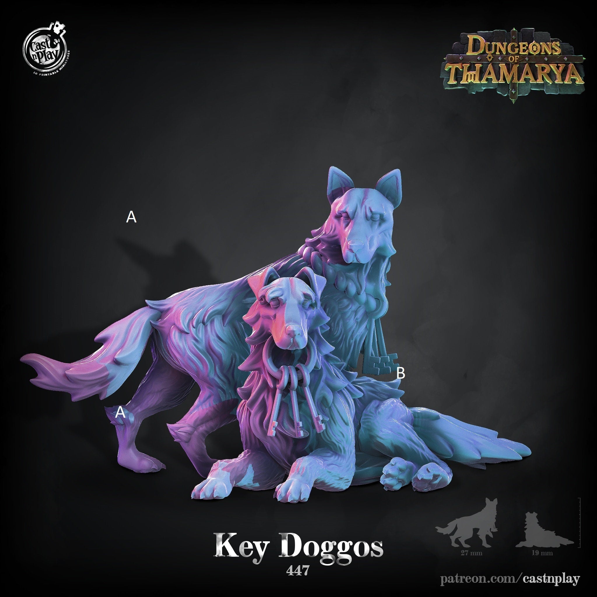 Key Doggos by Cast N Play (Dungeons of Tharmarya)