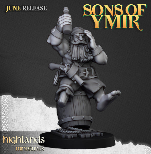 Sons of Ymir - Dwarven Pirates  Unit by Highlands Miniatures