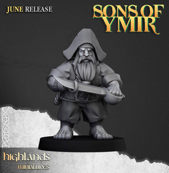 Sons of Ymir - Dwarven Pirates  Unit by Highlands Miniatures