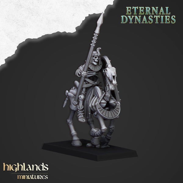 Eternal Dynasties - Ancient Skeletal Cavalry with Spears by Highlands Miniatures