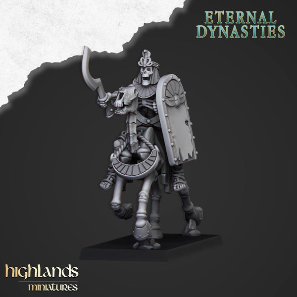 Eternal Dynasties - Ancient Skeletal Cavalry with Spears by Highlands Miniatures