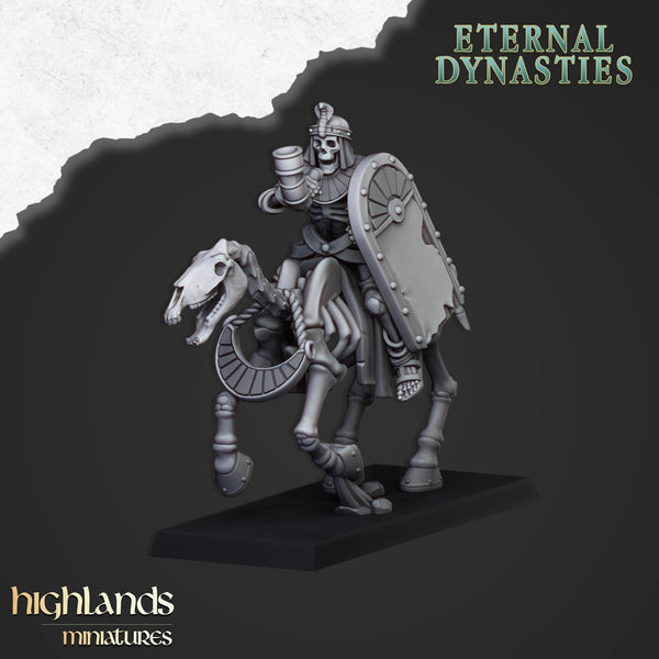 Eternal Dynasties - Ancient Skeletal Cavalry with Spears by Highlands Miniatures