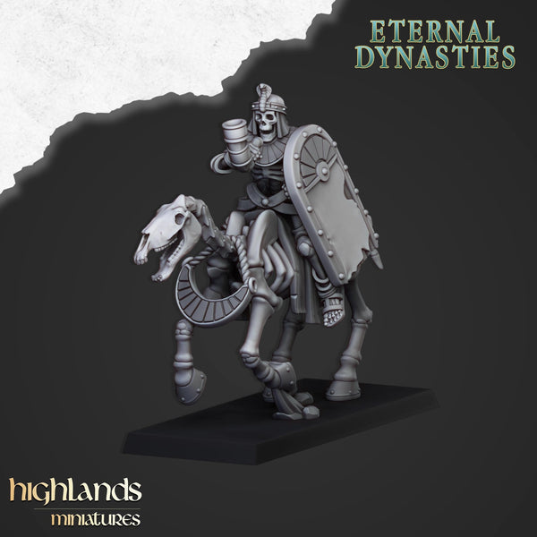 Eternal Dynasties - Ancient Skeletal Cavalry with Bows by Highlands Miniatures