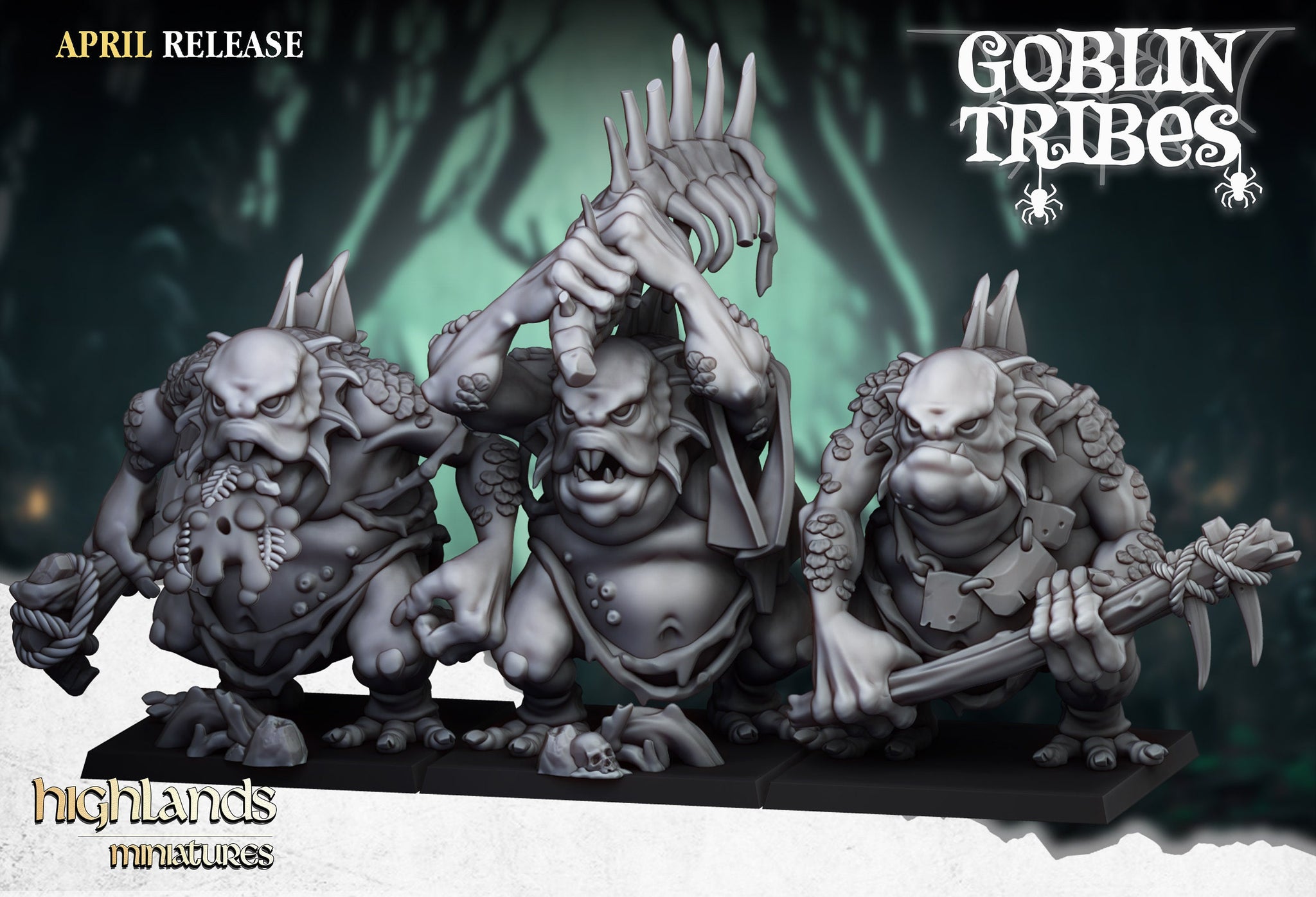 Swamp Trolls by Highlands Miniatures