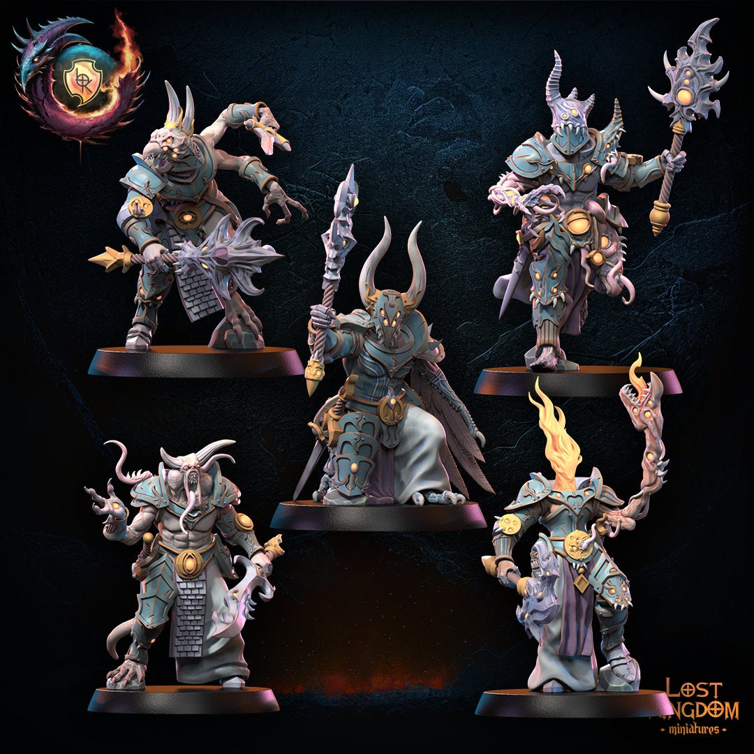 Warriors of the Dark Gods (Transfiguration Forces) -  Transmutation Regiment by Lost Kingdom Miniatures