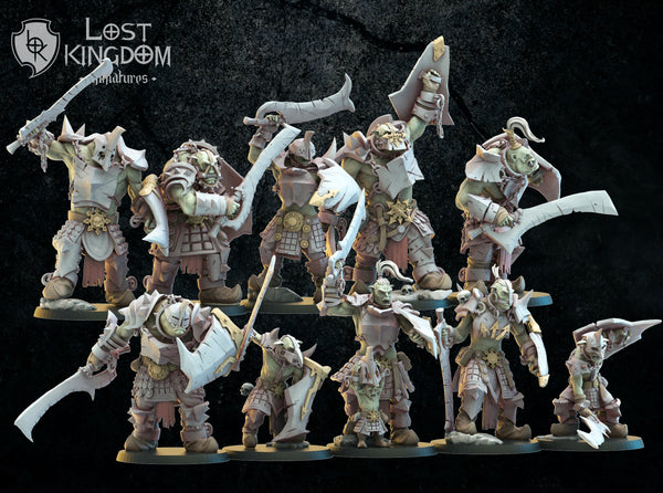 Magmhorin -   Urk Slaves Regiment  by  Lost Kingdom Miniatures