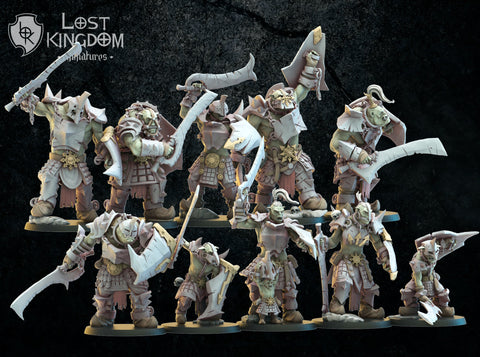 Magmhorin -   Urk Slaves Regiment  by  Lost Kingdom Miniatures
