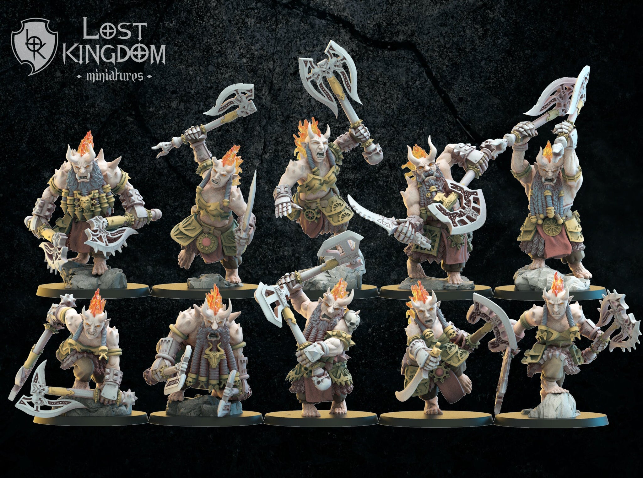 Magmhorin - Berserkers by Lost Kingdom Miniatures