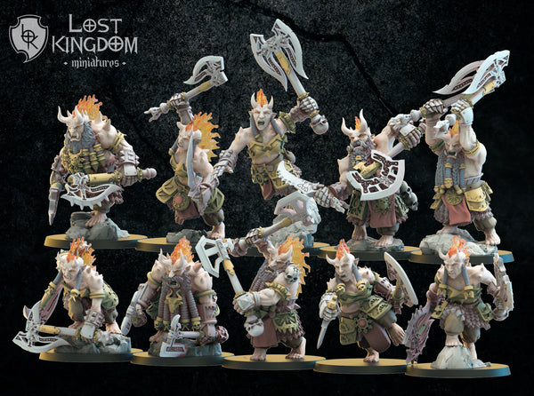 Magmhorin - Berserkers by Lost Kingdom Miniatures