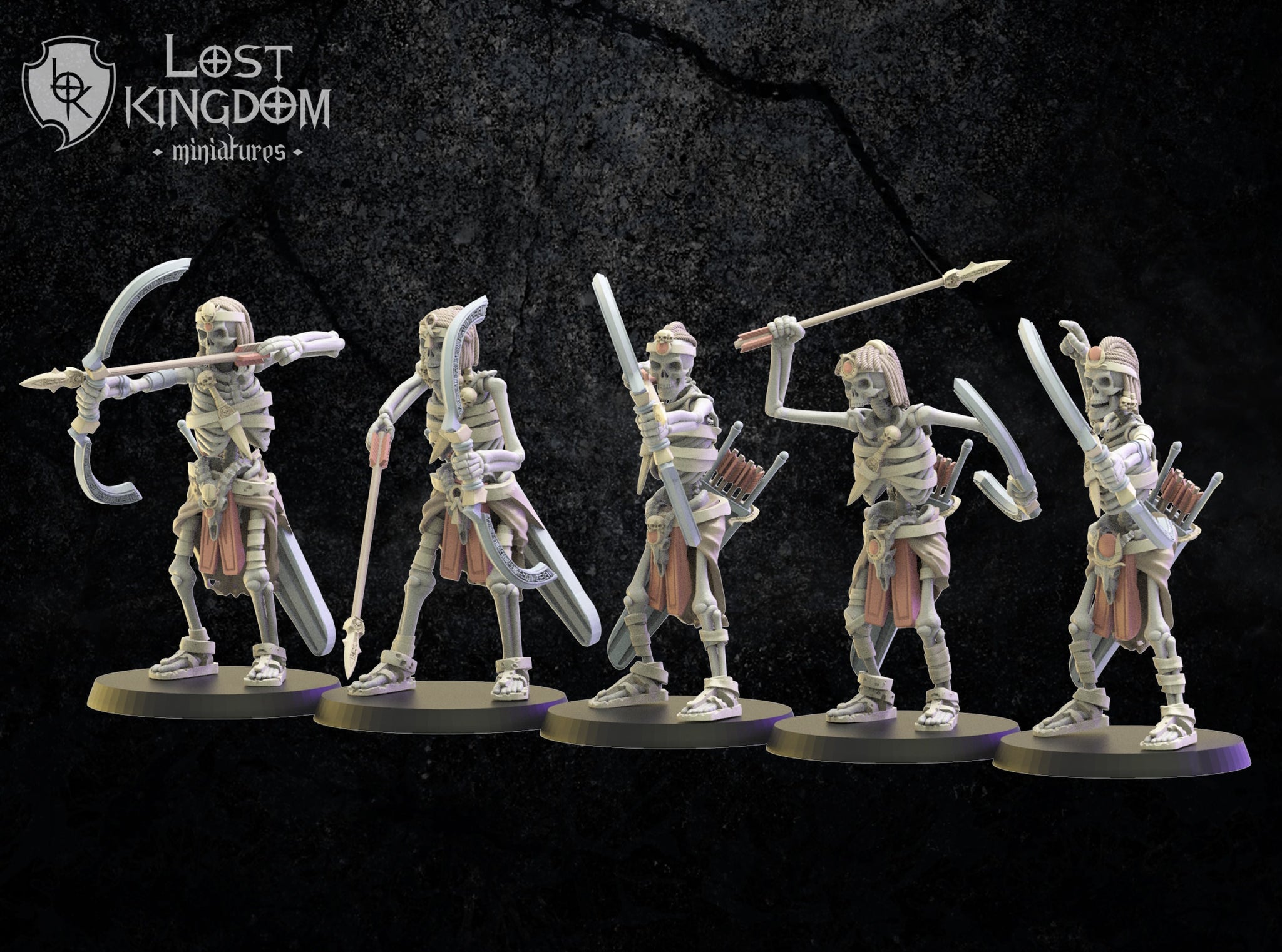 Undying Dynasties - Khnum Archers by Kingdom Miniatures