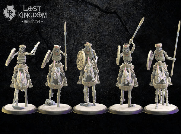Undying Dynasties - Khnum Spearmen Mounted by Lost Kingdom Miniatures