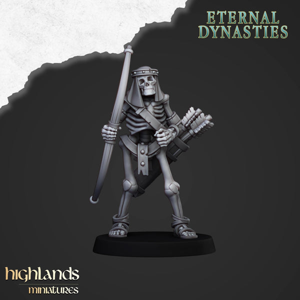 Eternal Dynasties - Ancient Skeletons with Bows by Highlands Miniatures