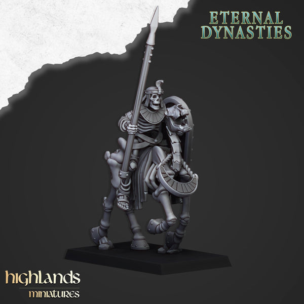 Eternal Dynasties - Ancient Skeletal Cavalry with Spears by Highlands Miniatures