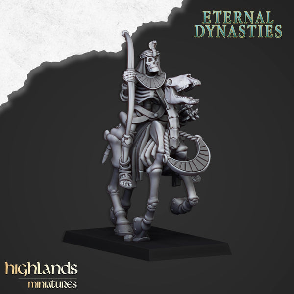 Eternal Dynasties - Ancient Skeletal Cavalry with Bows by Highlands Miniatures