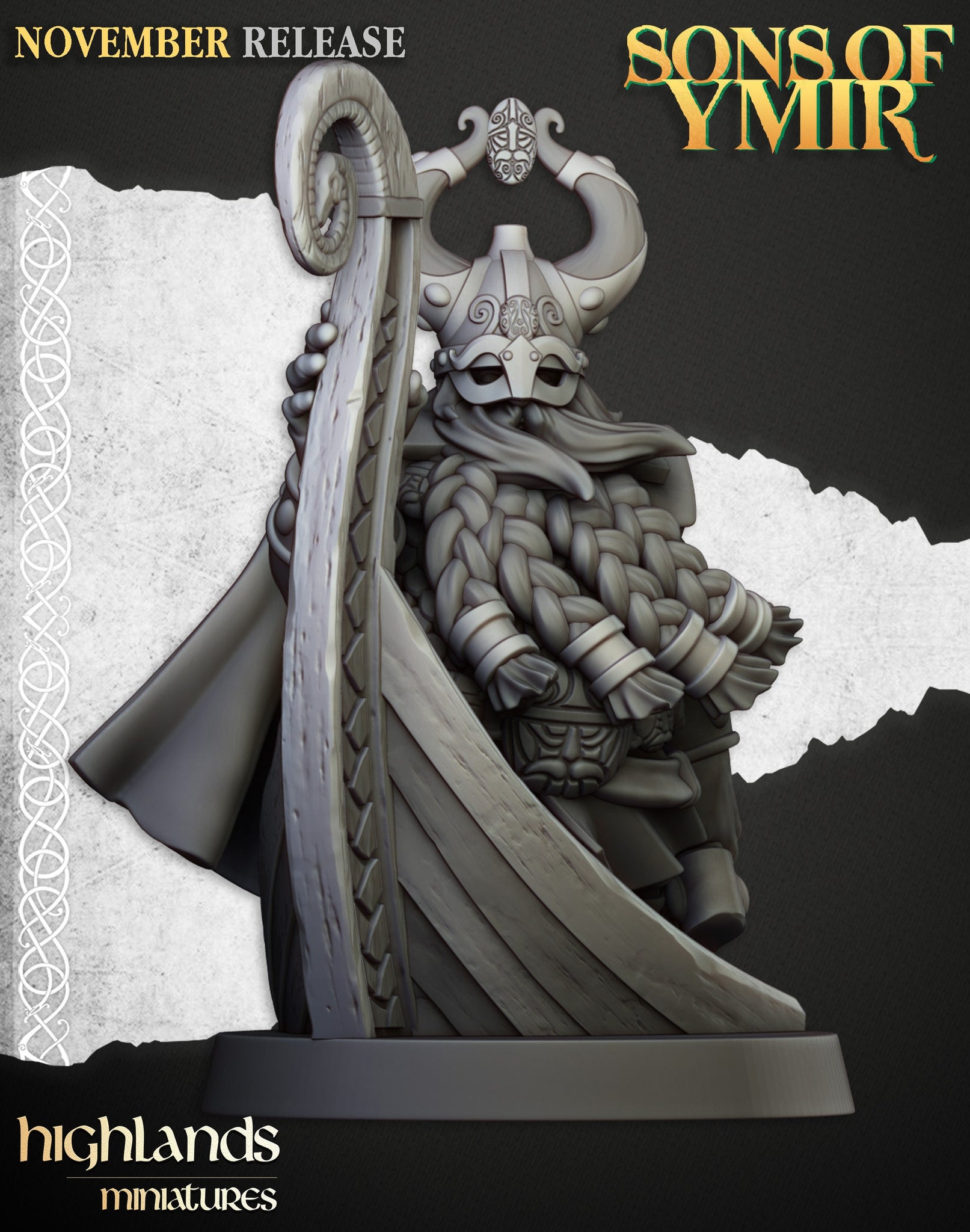 Sons of Ymir - Dwarf Sea Lord by Highlands Miniatures