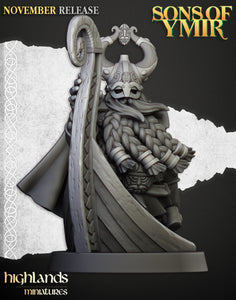 Sons of Ymir - Dwarf Sea Lord by Highlands Miniatures