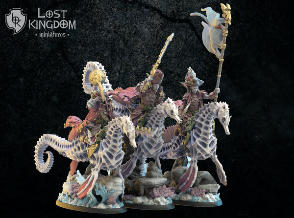 Undead of Misty Island - Red Knights  by Lost Kingdom Miniatures