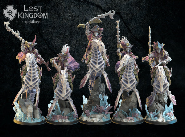 Undead of Misty Island - Red Knights  by Lost Kingdom Miniatures
