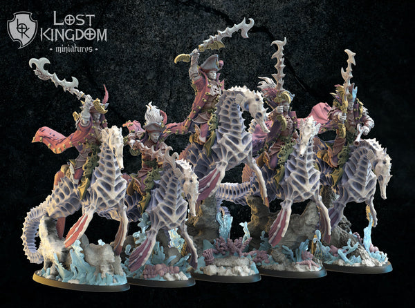 Undead of Misty Island - Red Knights  by Lost Kingdom Miniatures