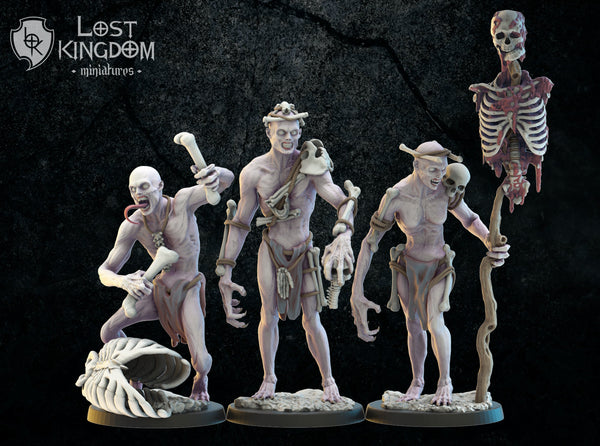 Undead of Misty Island - Ghul Regiment by Kingdom Miniatures