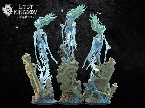 Undead of Misty Island- Shipwreck Screamers by Lost Kingdom Miniatures