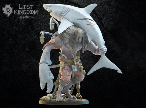 Undead of Misty Island- Eldritch "The Claw", Vycanthrope Hero by Lost Kingdom Miniatures