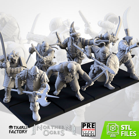 Northern Ogres - Mercenary Veterans by Txarli Factory