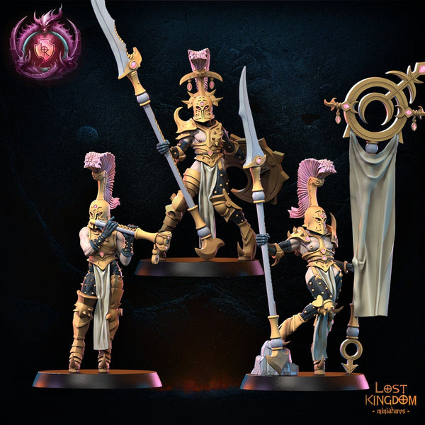 Warriors of the Dark Gods (Lust Warriors) -  Depravation Regiment by Lost Kingdom Miniatures