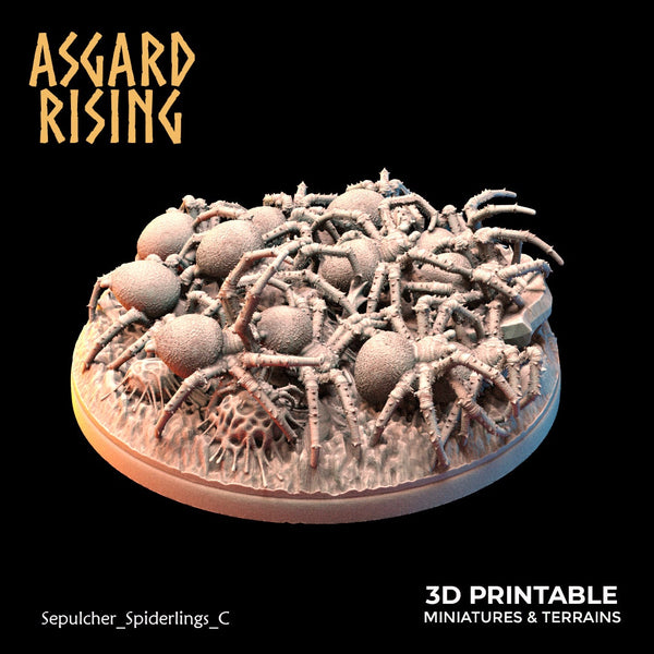 Sepulcher Spiderlings  by Asgard Rising