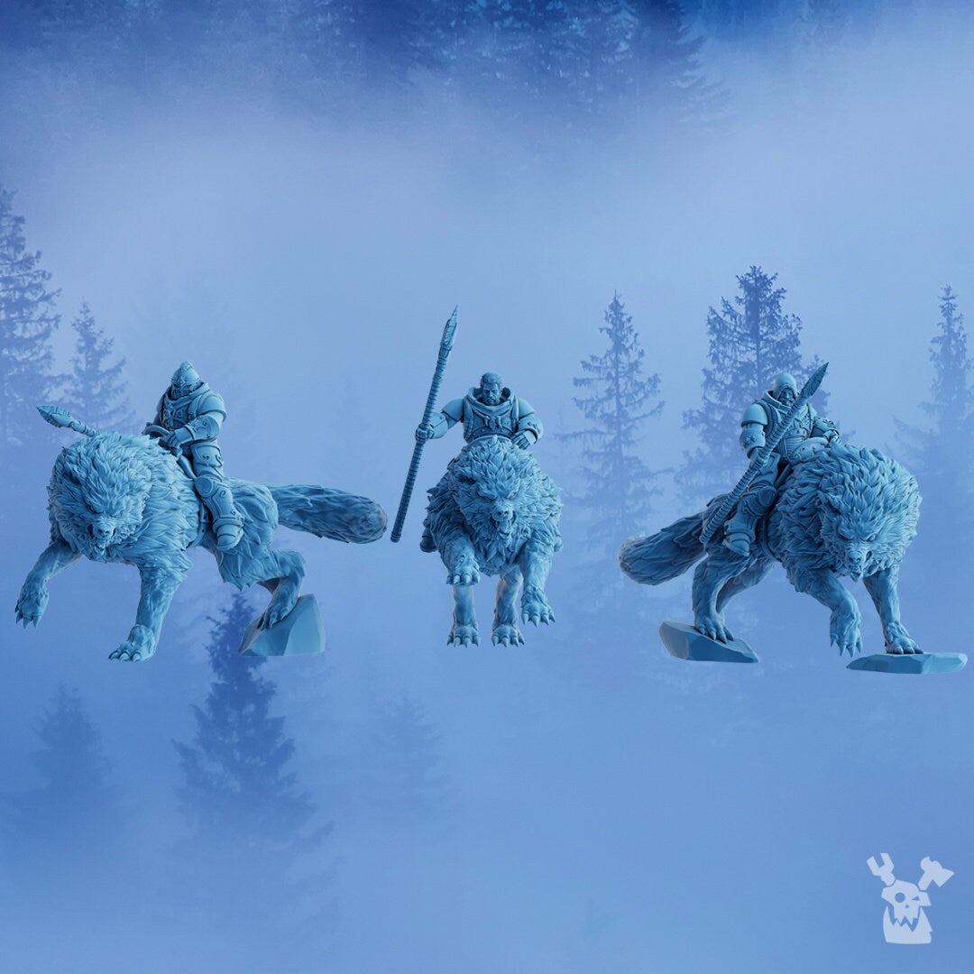 Stormbringers - Wolfrider Squad by DakkaDakka