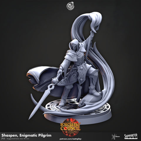 Shaspen, The Enigmatic Pilgrim by Cast N Play (Sorcerer's Council)