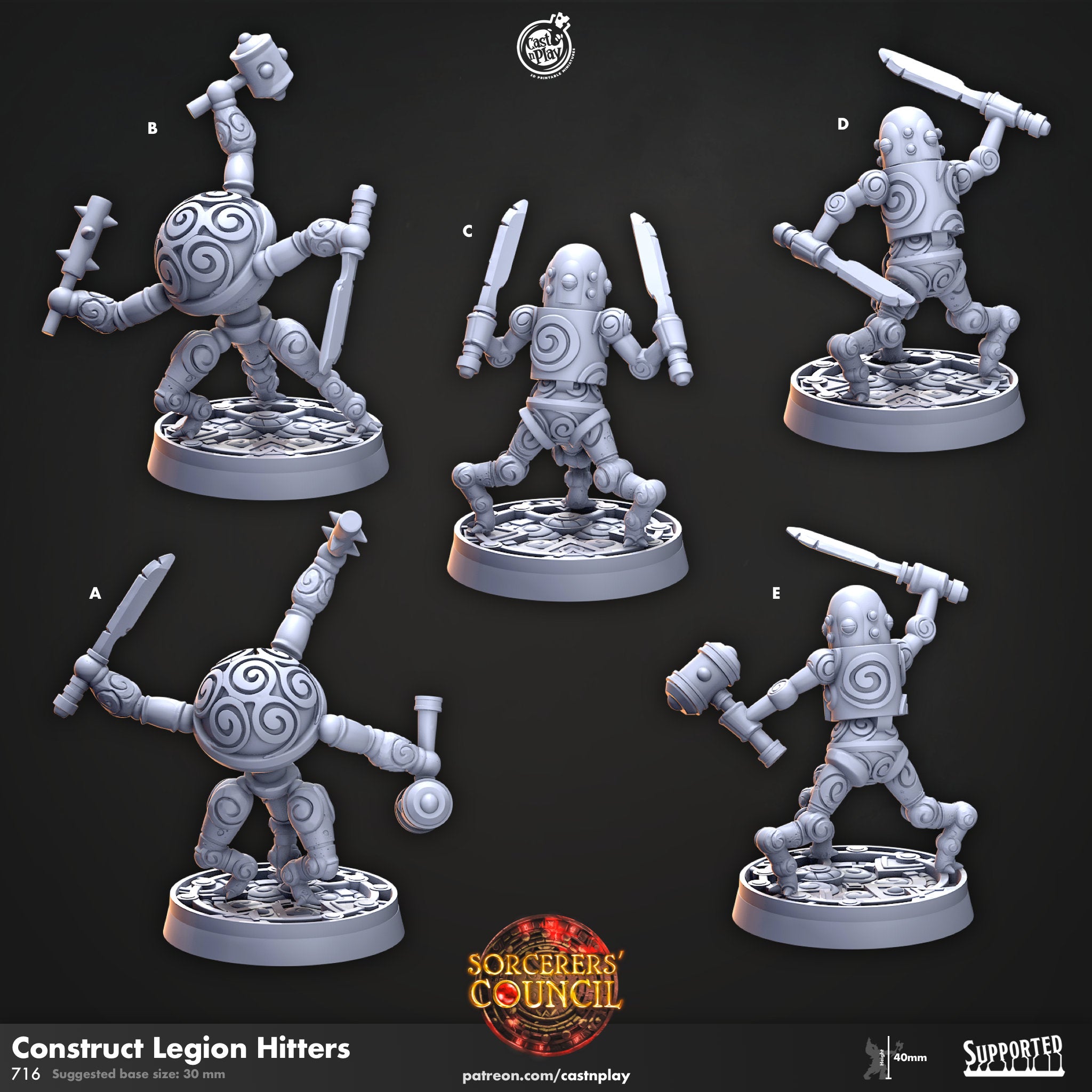Construct Legion Hitters by Cast N Play (Sorcerer's Council)
