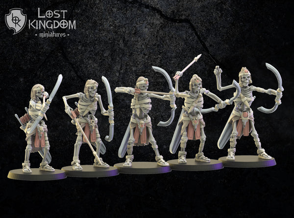 Undying Dynasties - Khnum Archers by Kingdom Miniatures