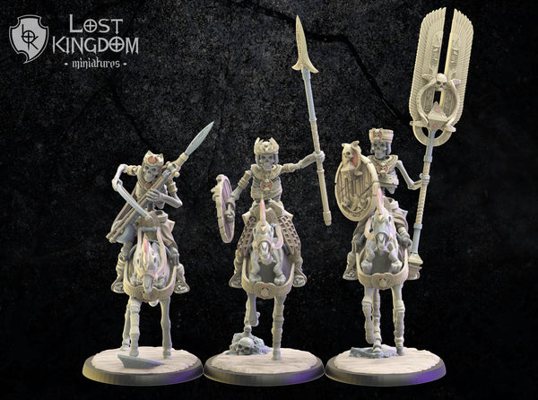 Undying Dynasties - Khnum Spearmen Mounted by Lost Kingdom Miniatures