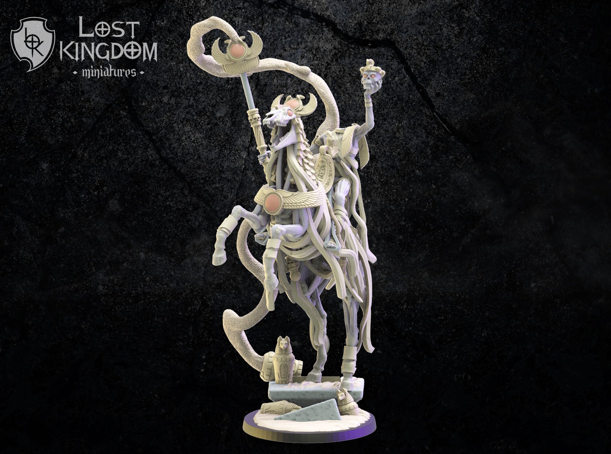 Undying Dynasties - Seb, Headless Sorceror by Lost Kingdom Miniatures