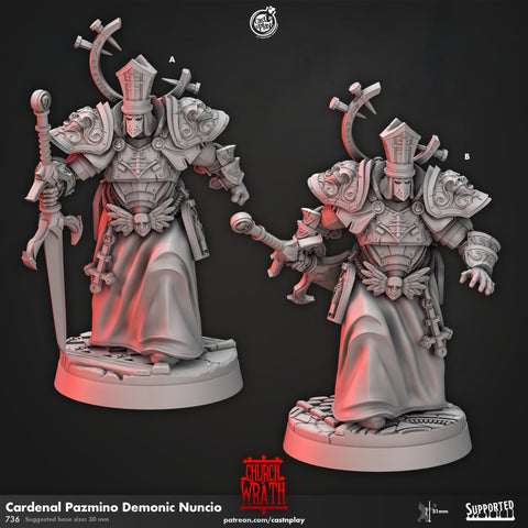 Cardenal Pazmino Demonic Nuncio by Cast N Play (Church of Wrath)
