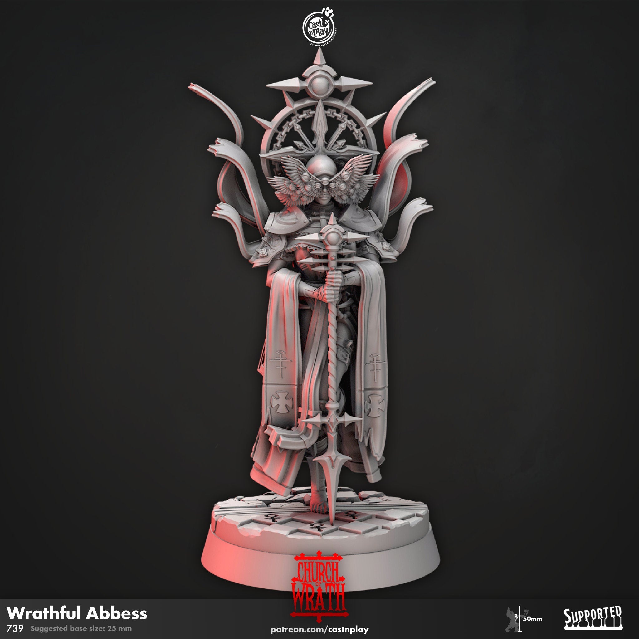 Wrathful Abbess by Cast N Play (Church of Wrath)