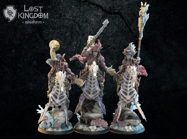 Undead of Misty Island - Red Knights  by Lost Kingdom Miniatures