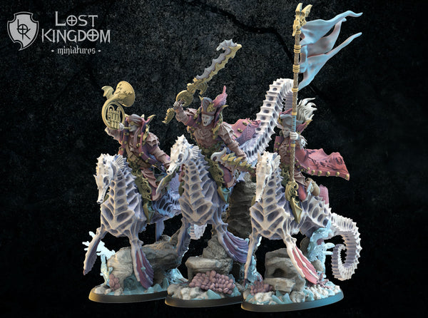 Undead of Misty Island - Red Knights  by Lost Kingdom Miniatures