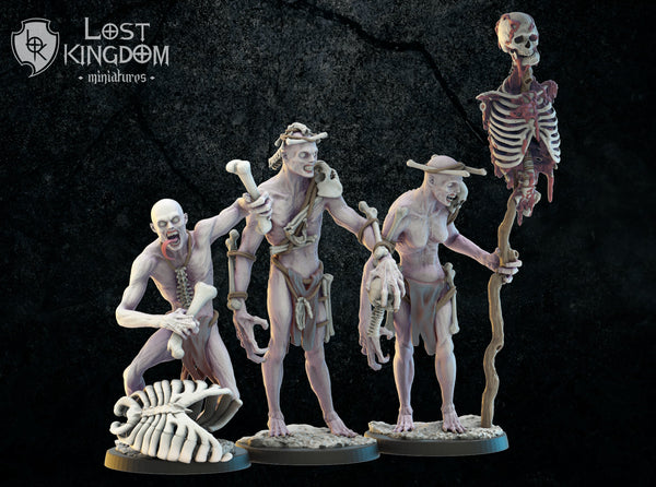 Undead of Misty Island - Ghul Regiment by Kingdom Miniatures