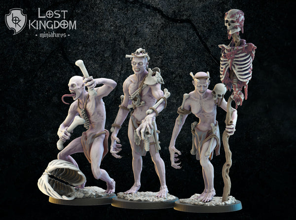 Undead of Misty Island - Ghul Regiment by Kingdom Miniatures